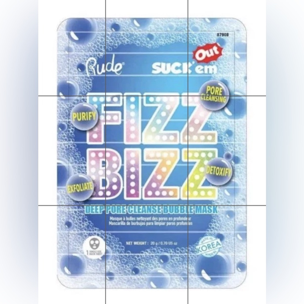 Rude Cosmetics‎ Fizz Bizz Deep Cleanse Bubble Mask